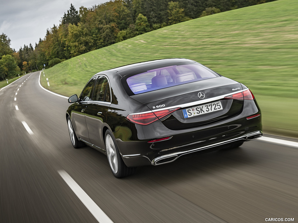 2021 Mercedes-Benz S 500 4MATIC AMG Line (Color: Onyx Black) - Rear