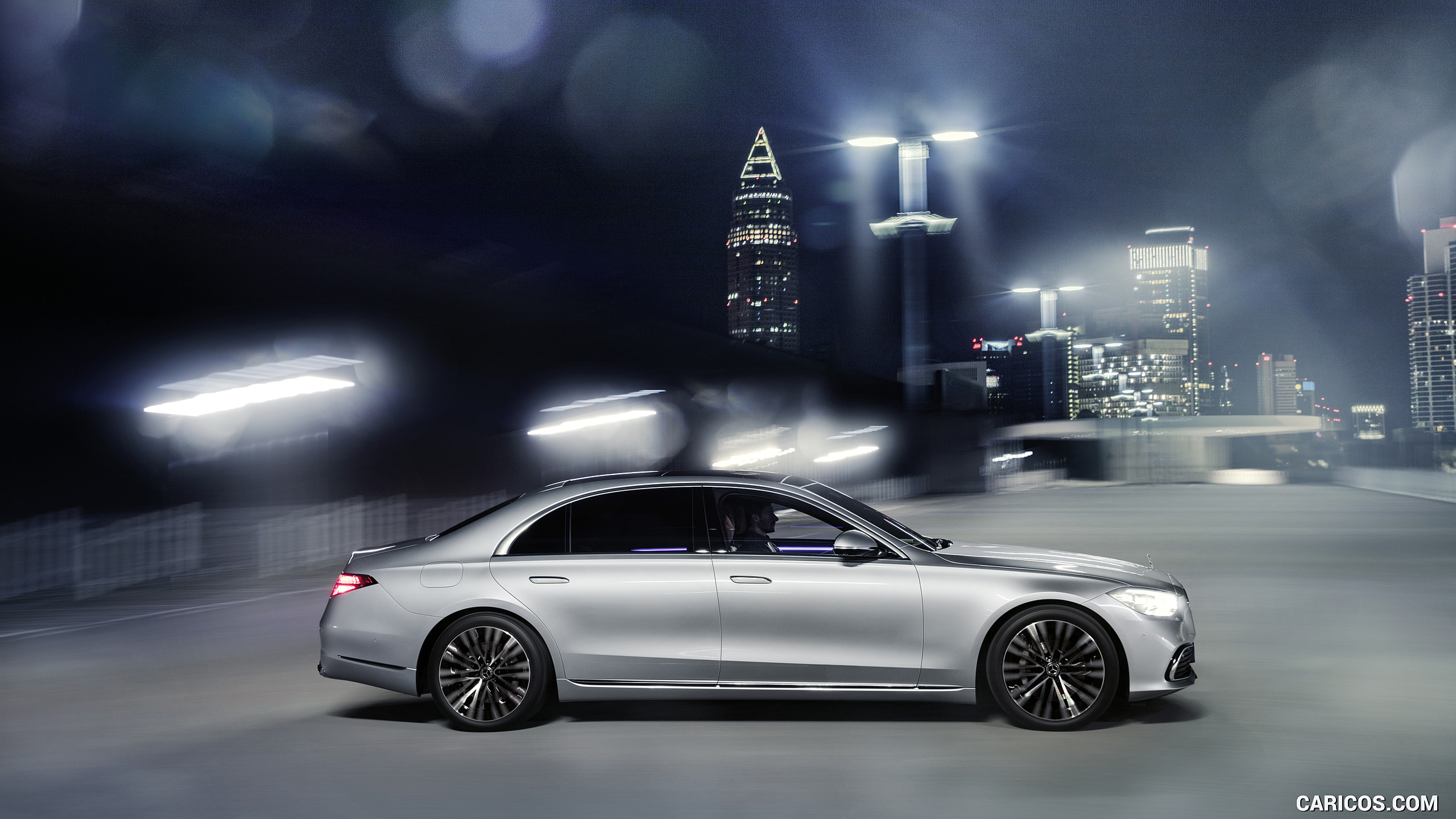 2021 Mercedes-Benz S-Class (Color: High-tech Silver) - Side, #64 of 316