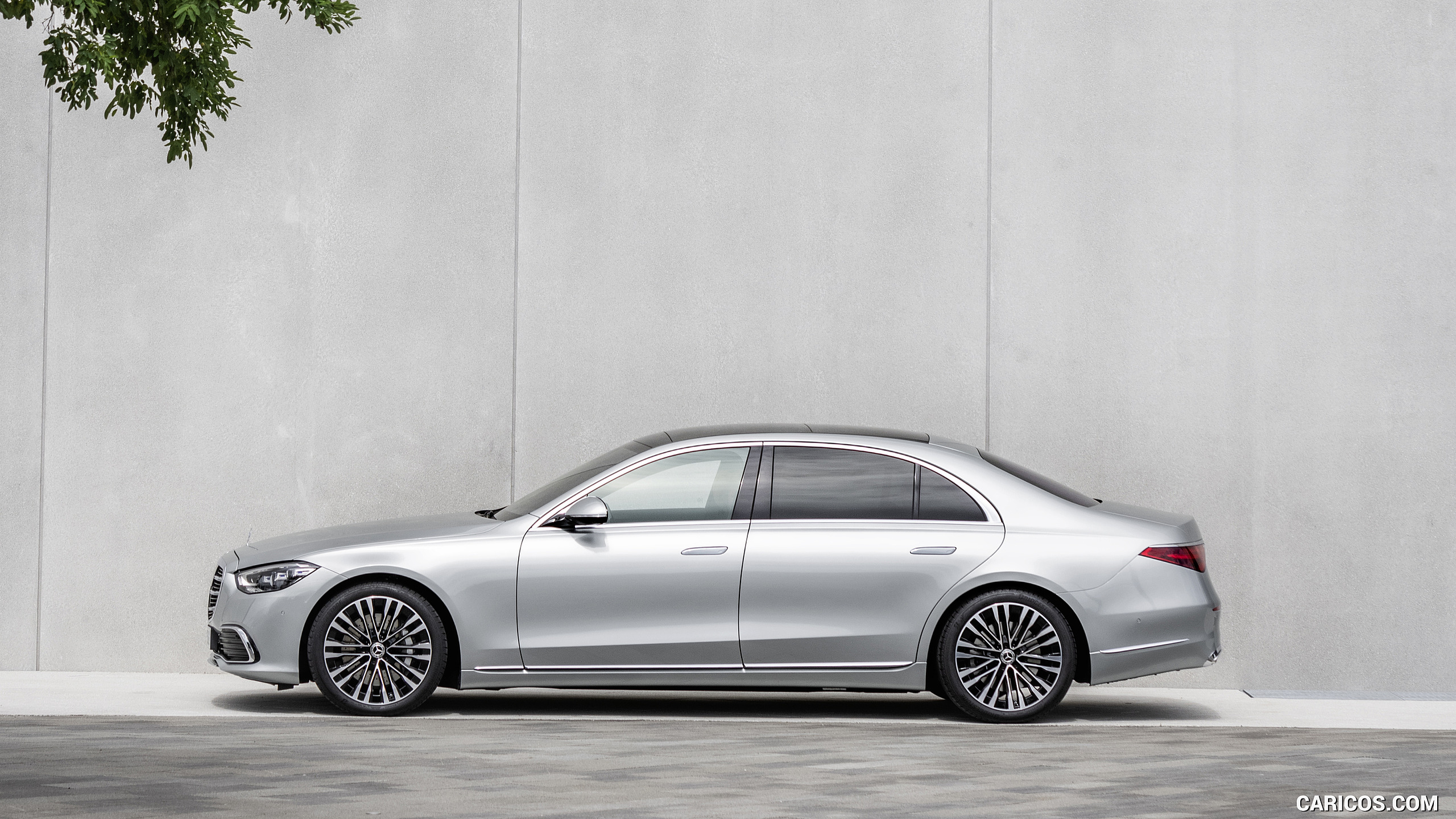 2021 Mercedes-Benz S-Class (Color: High-tech Silver) - Side, #66 of 316