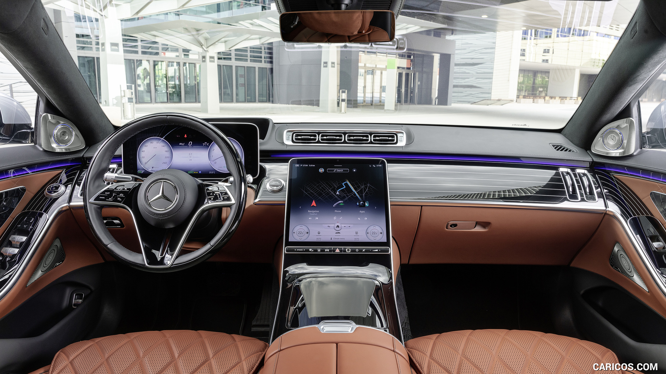 2021 Mercedes-Benz S-Class (Color: Leather Siena Brown) - Interior, Cockpit, #100 of 316
