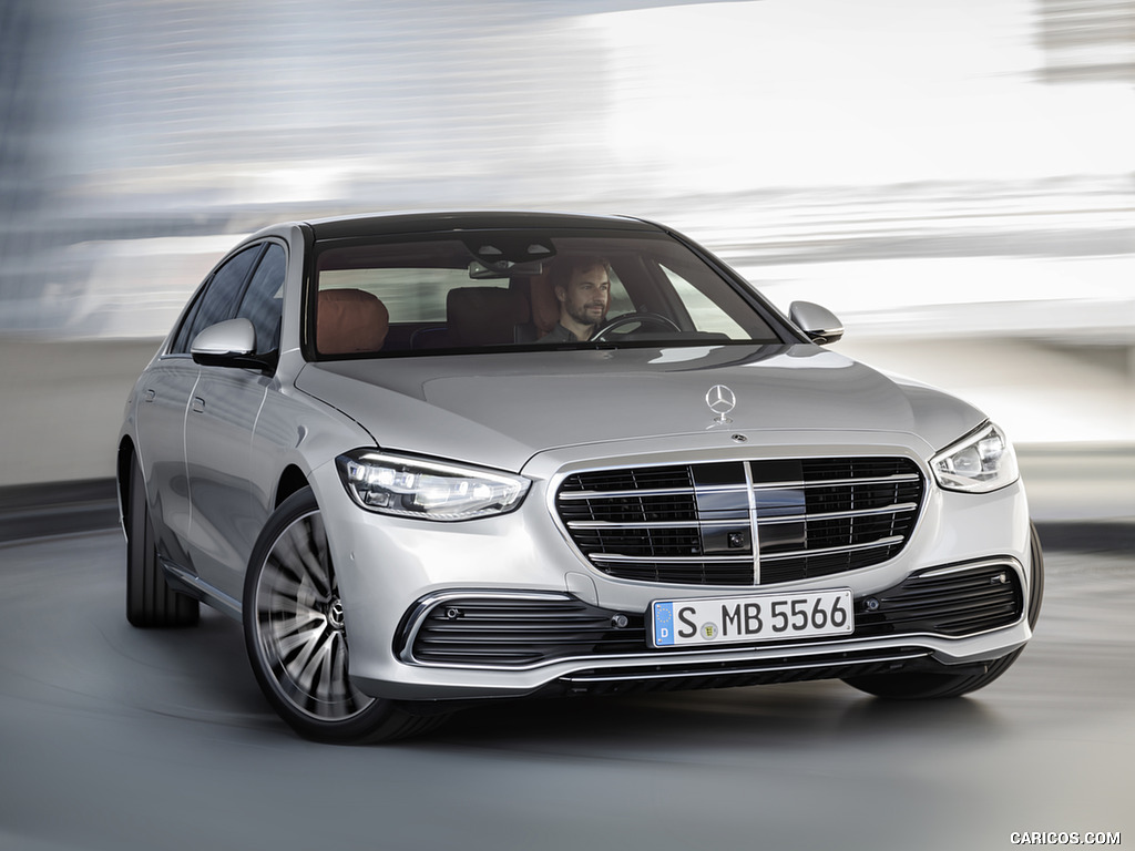 2021 Mercedes-Benz S-Class (Color: High-tech Silver) - Front