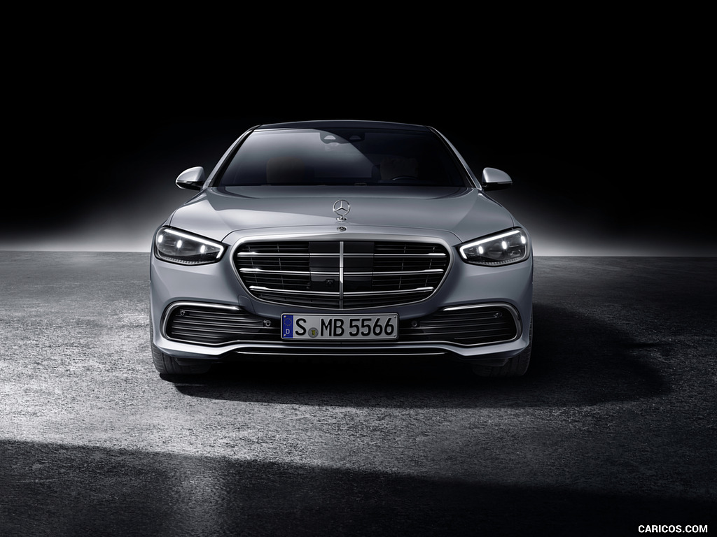 2021 Mercedes-Benz S-Class (Color: High-tech Silver) - Front