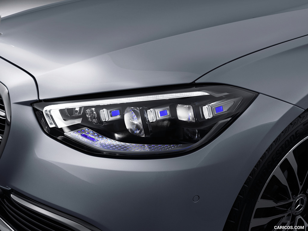 2021 Mercedes-Benz S-Class (Color: High-tech Silver) - Headlight