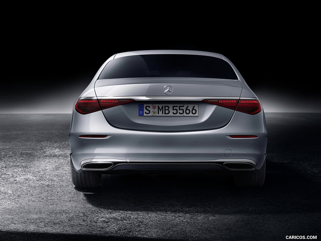 2021 Mercedes-Benz S-Class (Color: High-tech Silver) - Rear