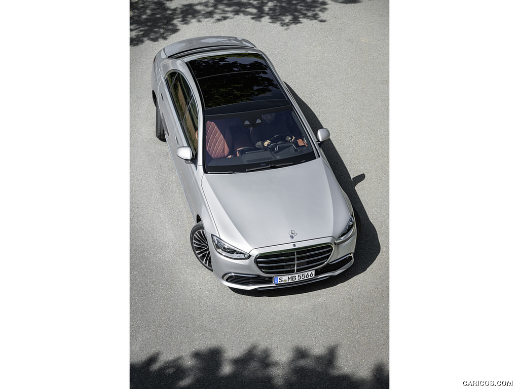 2021 Mercedes-Benz S-Class (Color: High-tech Silver) - Top