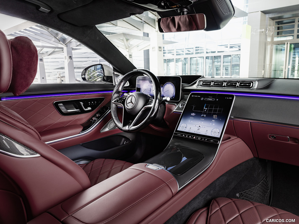 2021 Mercedes-Benz S-Class (Color: Leather Nappa Black/Carmin Red) - Interior