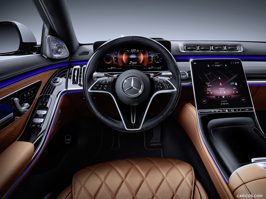 2021 Mercedes-Benz S-Class (Color: Leather Siena Brown) - Interior, Cockpit