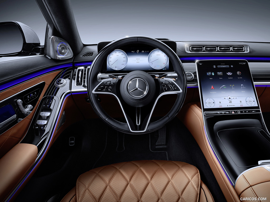 2021 Mercedes-Benz S-Class (Color: Leather Siena Brown) - Interior, Cockpit