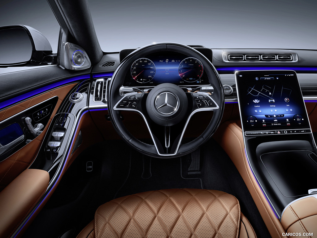 2021 Mercedes-Benz S-Class (Color: Leather Siena Brown) - Interior, Cockpit