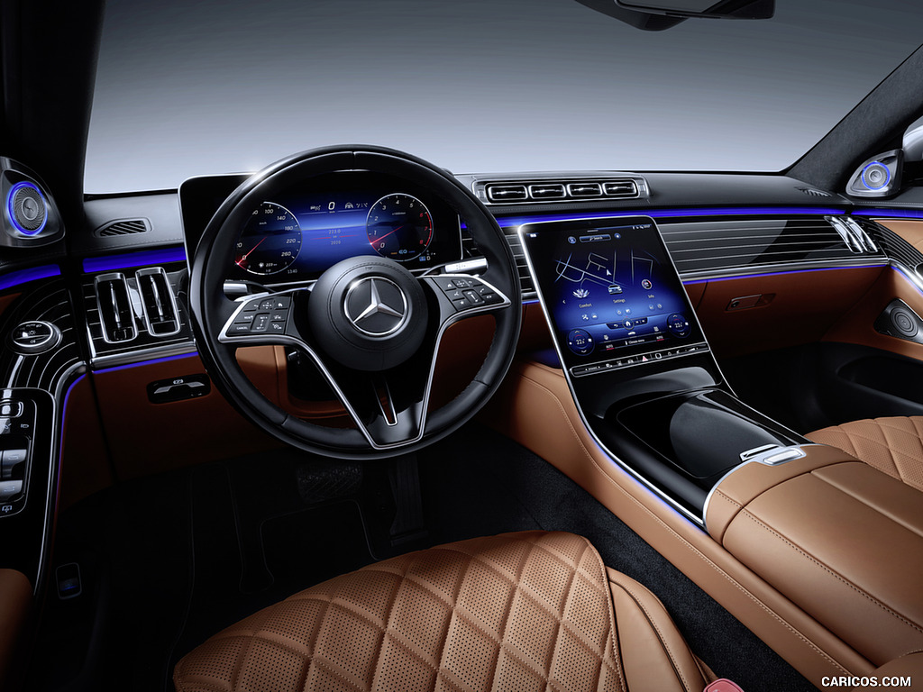 2021 Mercedes-Benz S-Class (Color: Leather Siena Brown) - Interior, Cockpit