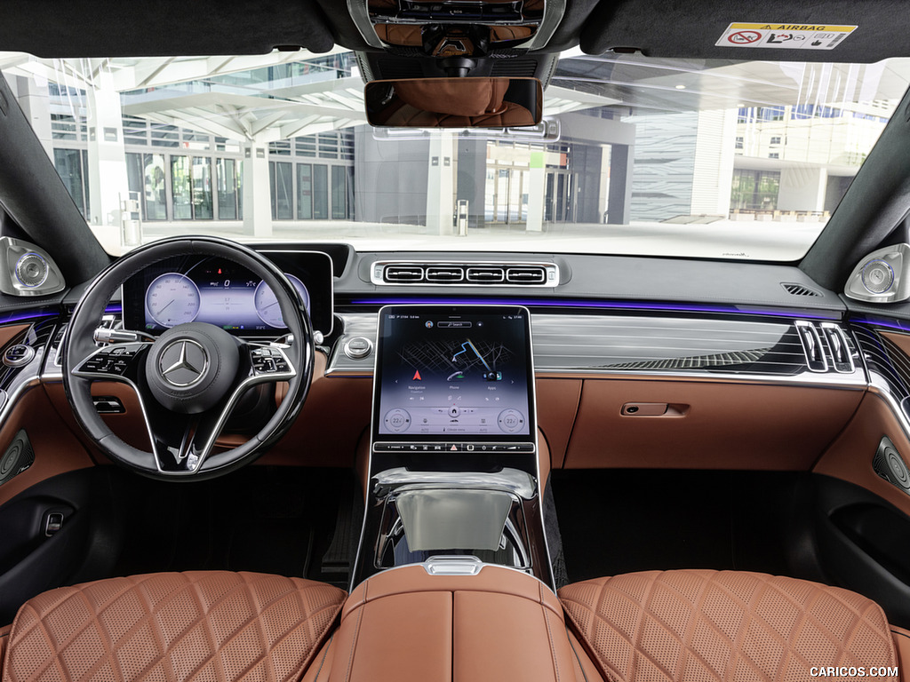 2021 Mercedes-Benz S-Class (Color: Leather Siena Brown) - Interior, Cockpit