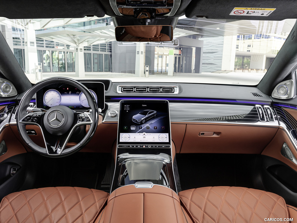 2021 Mercedes-Benz S-Class (Color: Leather Siena Brown) - Interior, Cockpit