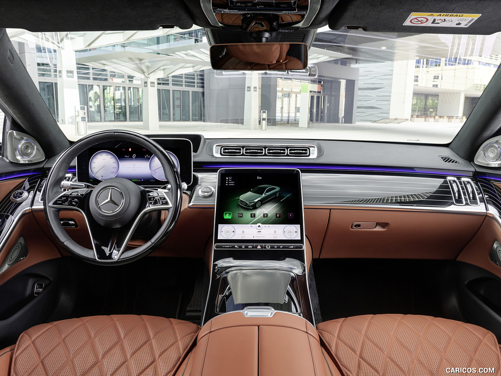 2021 Mercedes-Benz S-Class (Color: Leather Siena Brown) - Interior, Cockpit