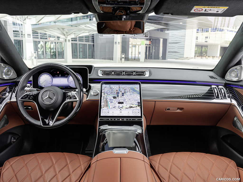 2021 Mercedes-Benz S-Class (Color: Leather Siena Brown) - Interior, Cockpit