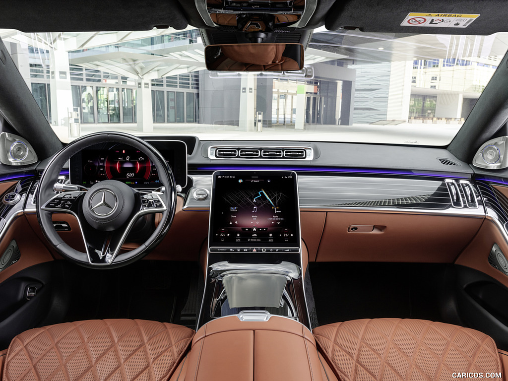 2021 Mercedes-Benz S-Class (Color: Leather Siena Brown) - Interior, Cockpit