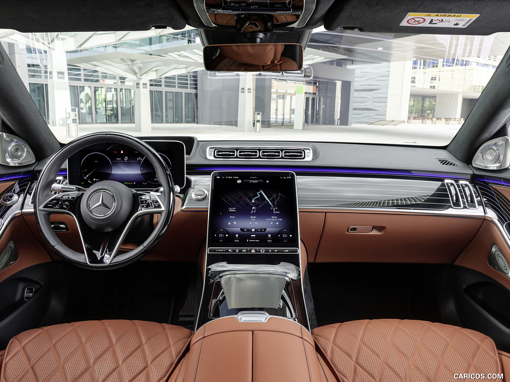 2021 Mercedes-Benz S-Class (Color: Leather Siena Brown) - Interior, Cockpit