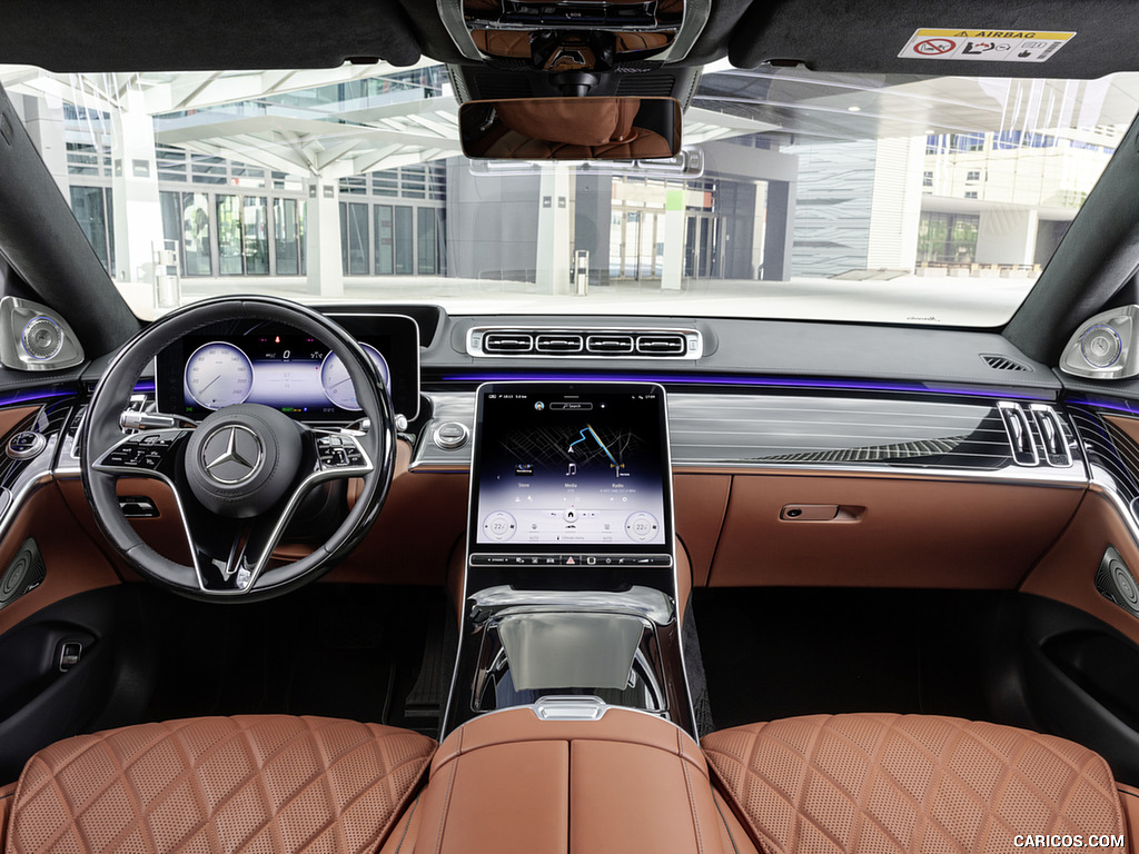 2021 Mercedes-Benz S-Class (Color: Leather Siena Brown) - Interior, Cockpit