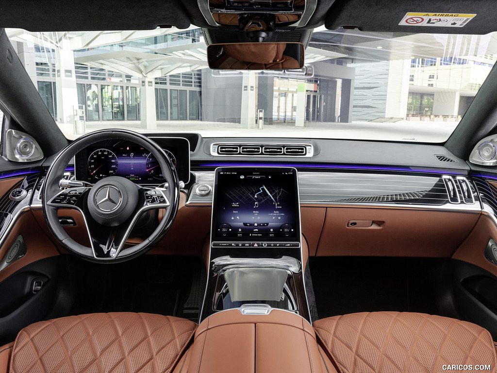 2021 Mercedes-Benz S-Class (Color: Leather Siena Brown) - Interior, Cockpit