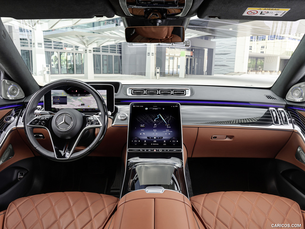 2021 Mercedes-Benz S-Class (Color: Leather Siena Brown) - Interior, Cockpit