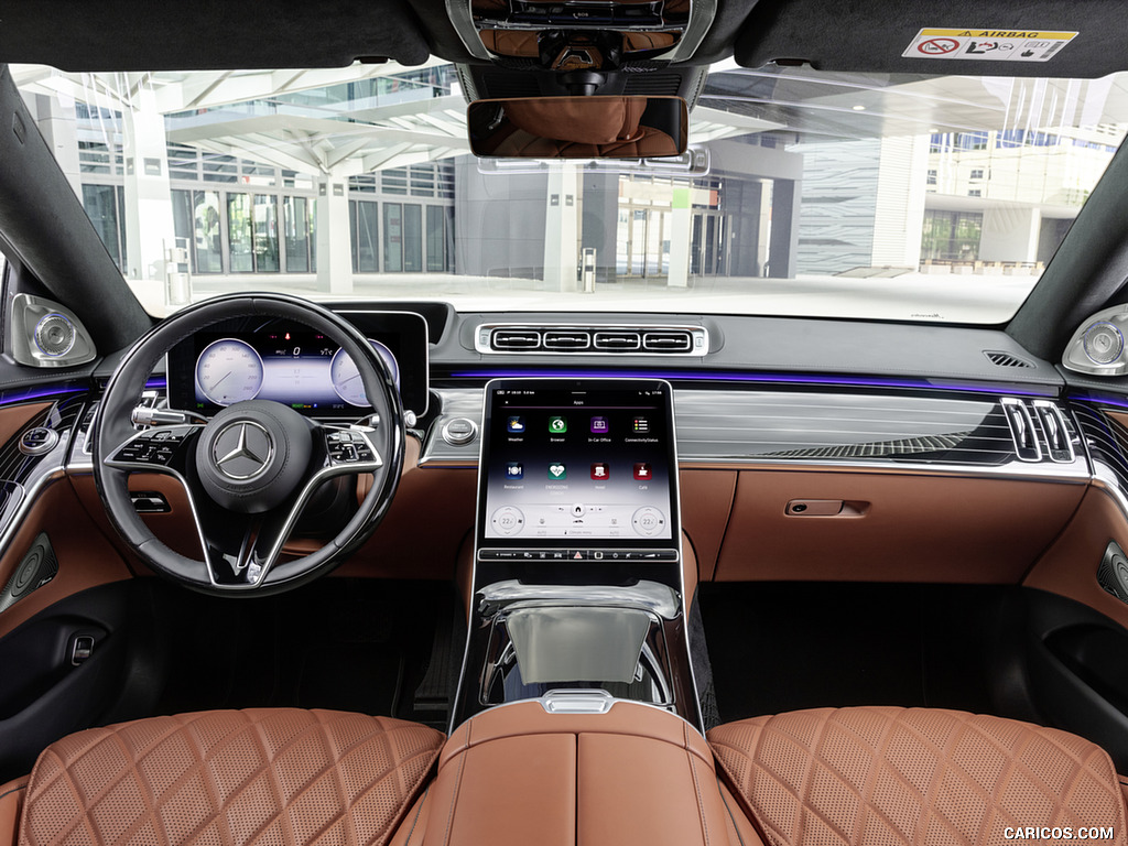 2021 Mercedes-Benz S-Class (Color: Leather Siena Brown) - Interior, Cockpit