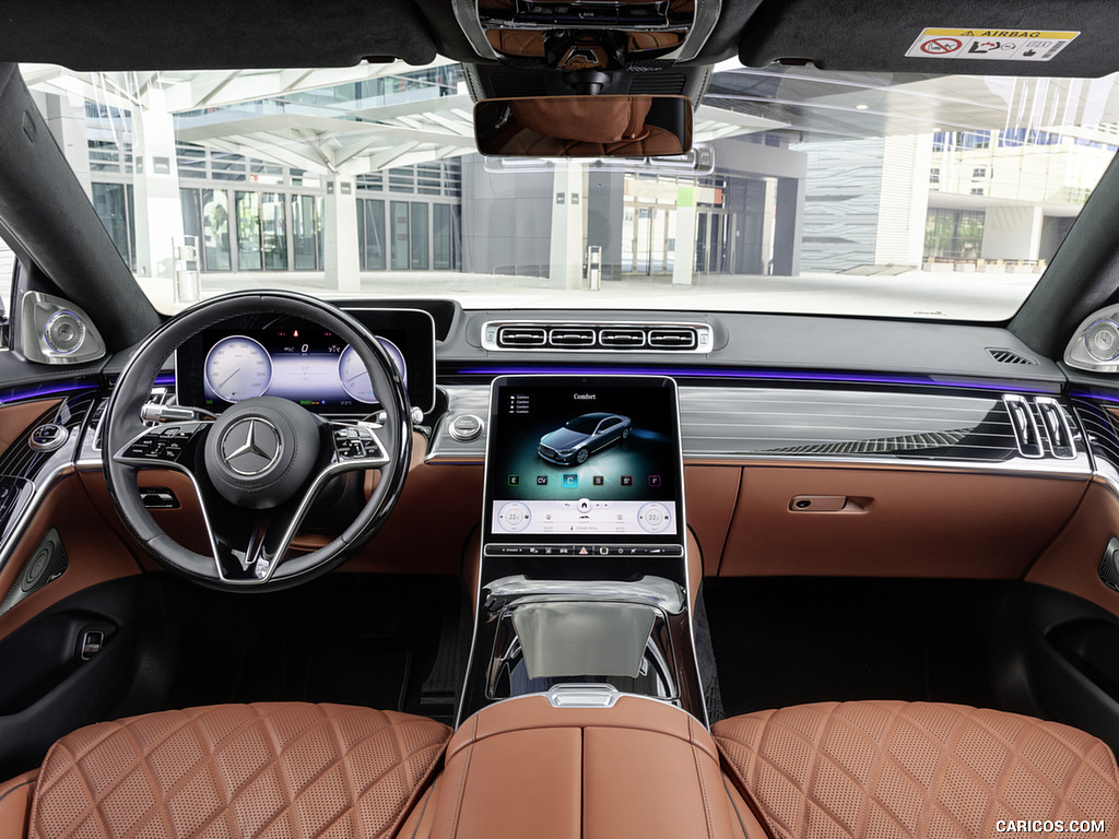 2021 Mercedes-Benz S-Class (Color: Leather Siena Brown) - Interior, Cockpit