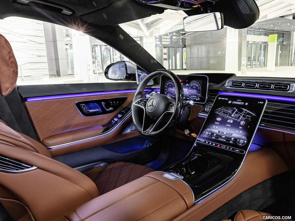 2021 Mercedes-Benz S-Class (Color: Leather Siena Brown) - Interior