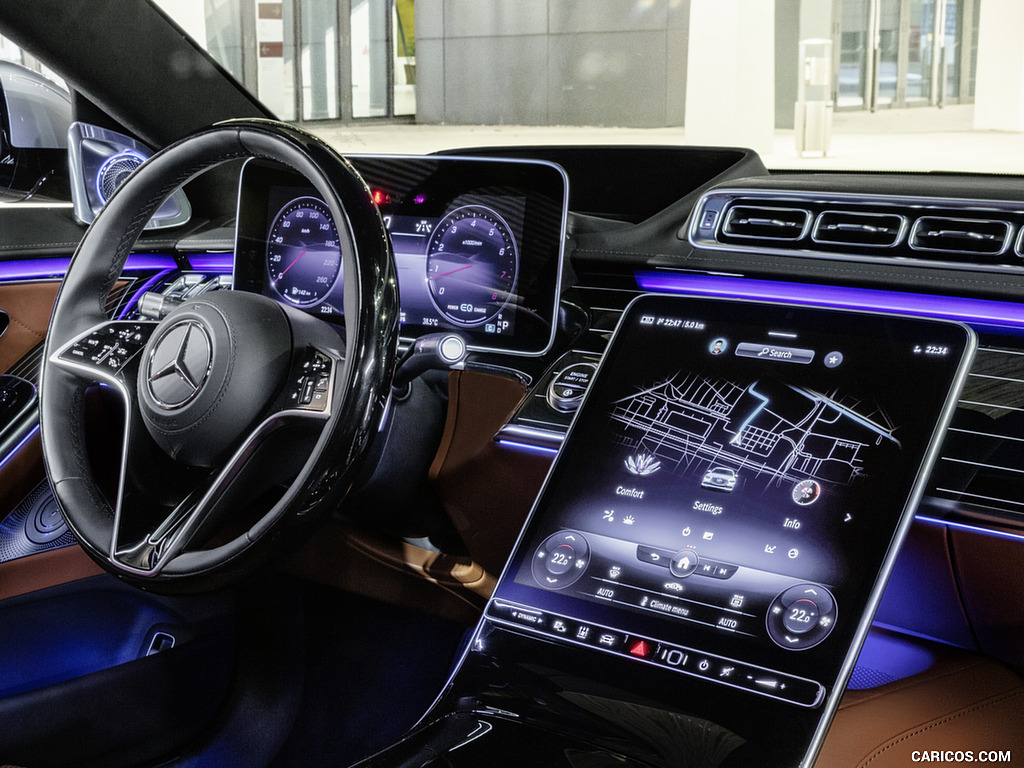 2021 Mercedes-Benz S-Class (Color: Leather Siena Brown) - Interior