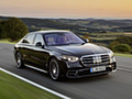2021 Mercedes-Benz S-Class Plug-in-Hybrid (Color: Onyx Black) - Front Three-Quarter