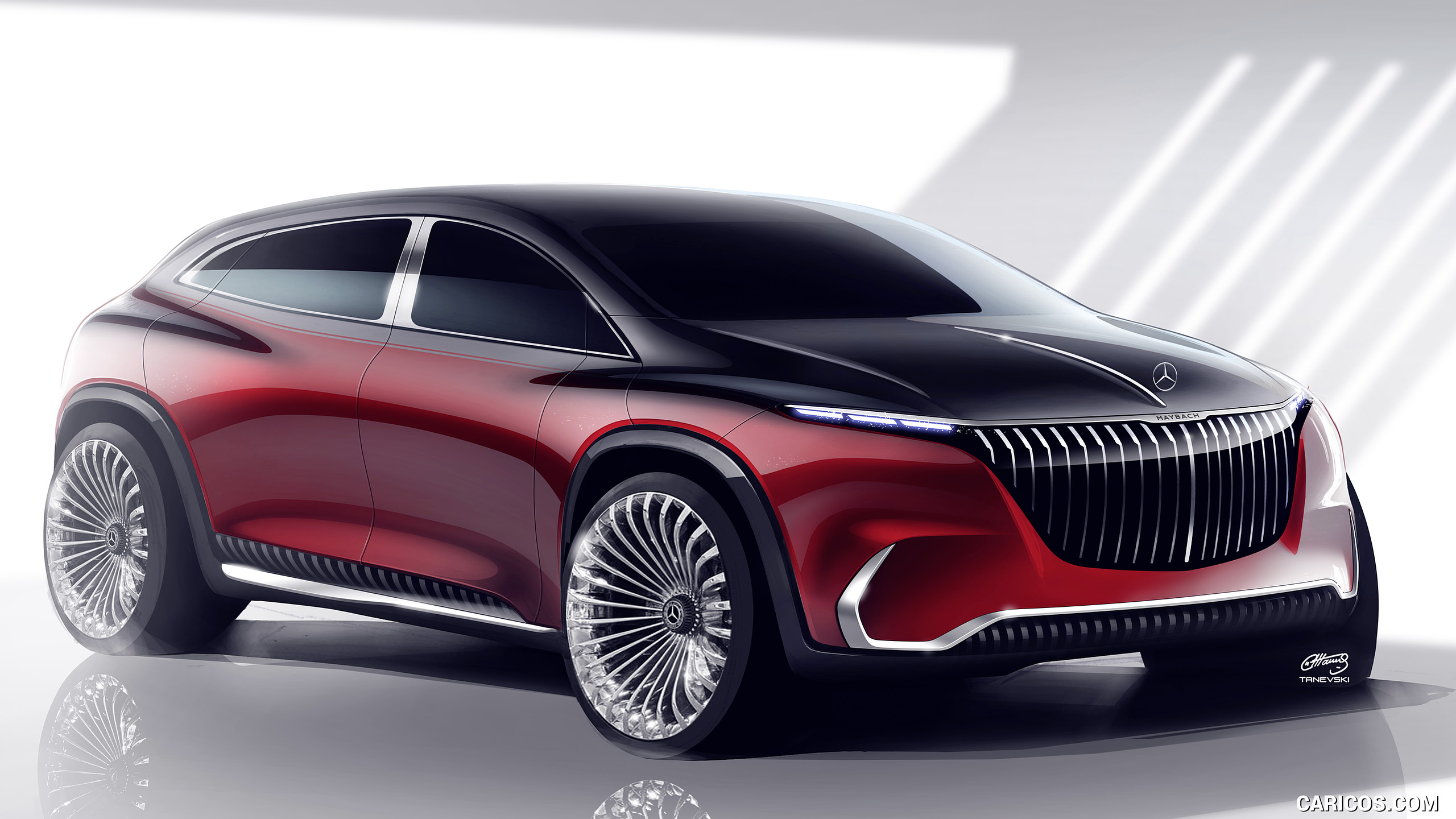 2021 Mercedes-Maybach EQS Concept - Design Sketch, #27 of 29