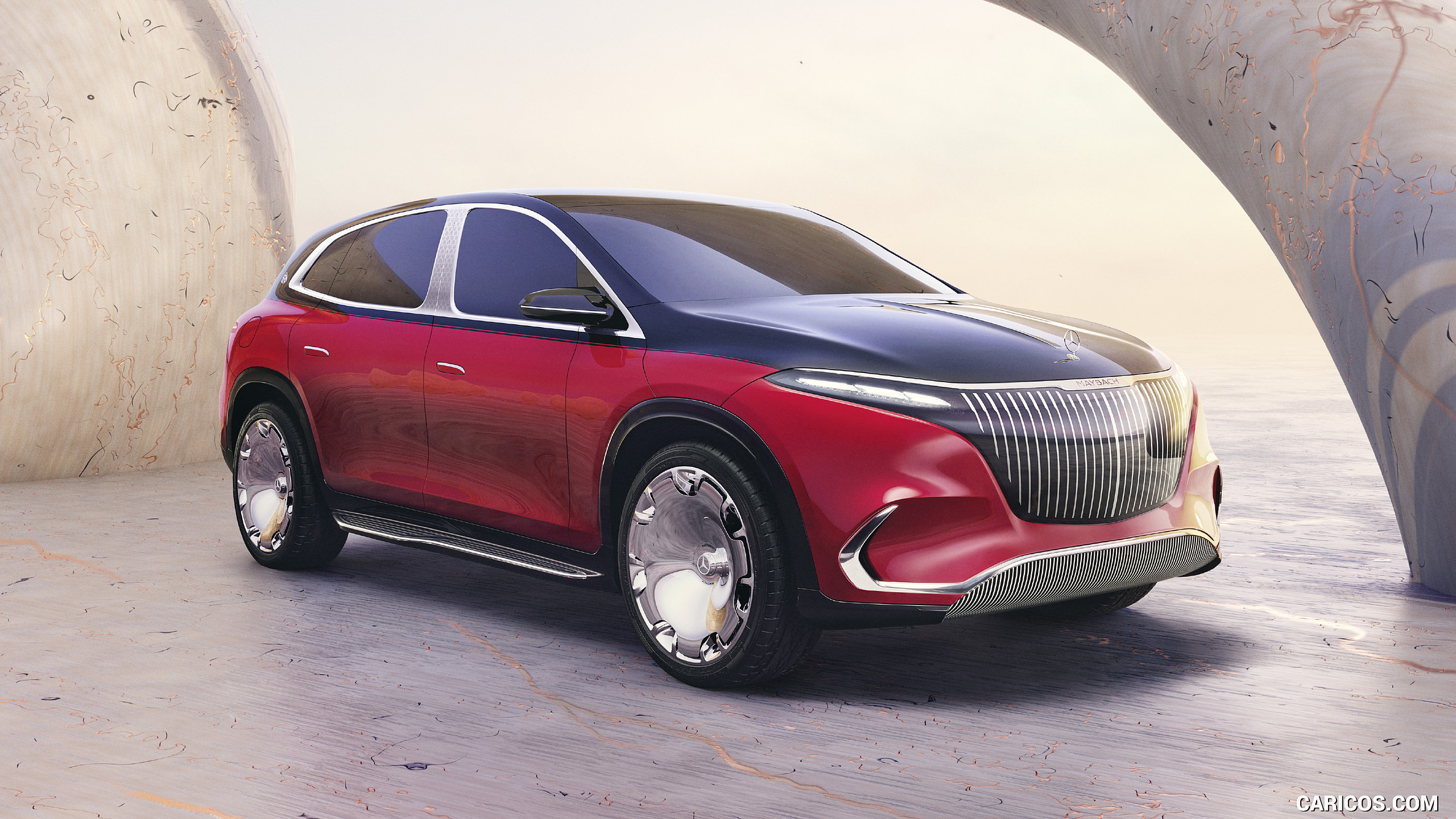 2021 Mercedes-Maybach EQS Concept - Front Three-Quarter, #2 of 29