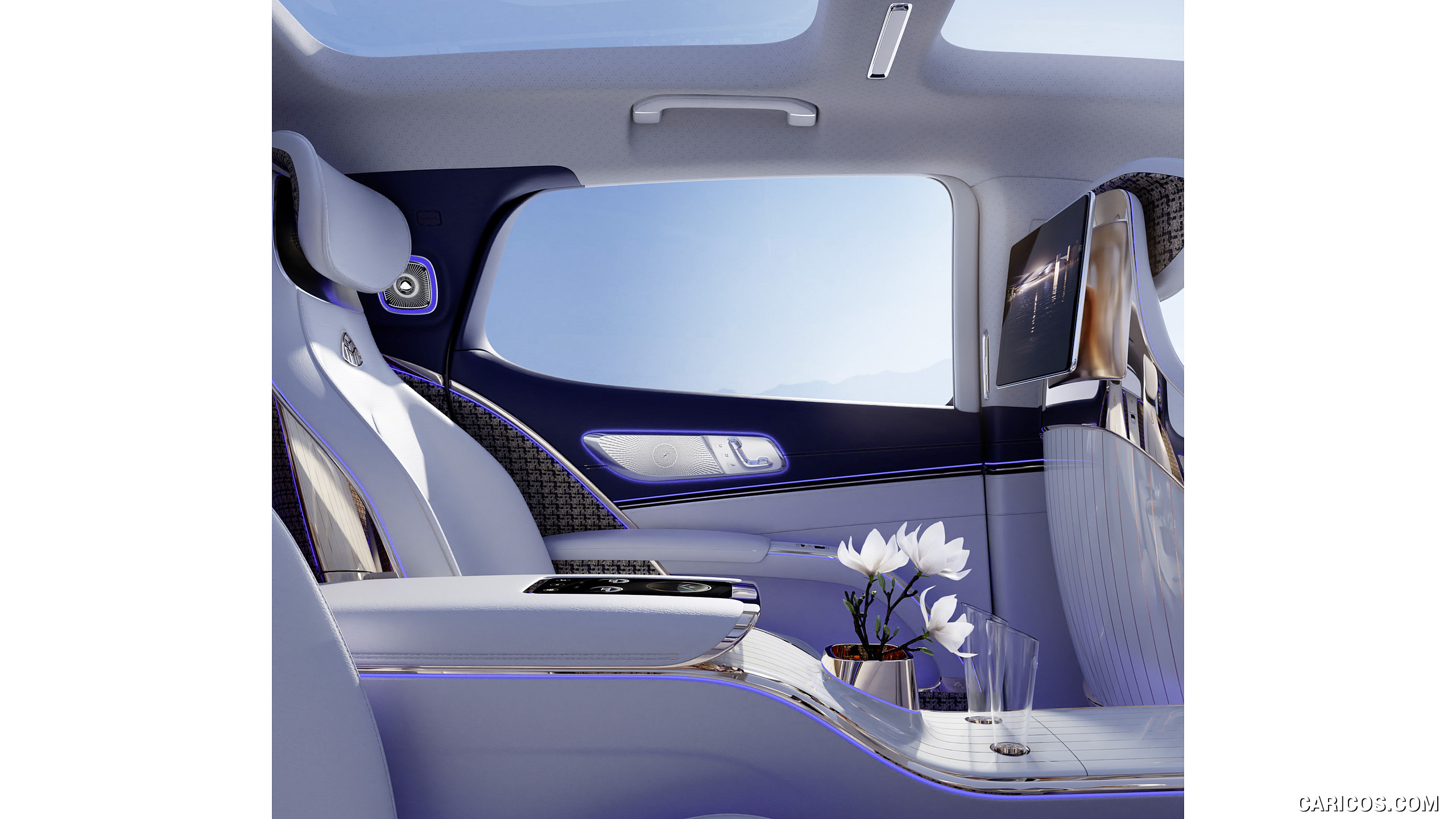 2021 Mercedes-Maybach EQS Concept - Interior, Rear Seats, #20 of 29