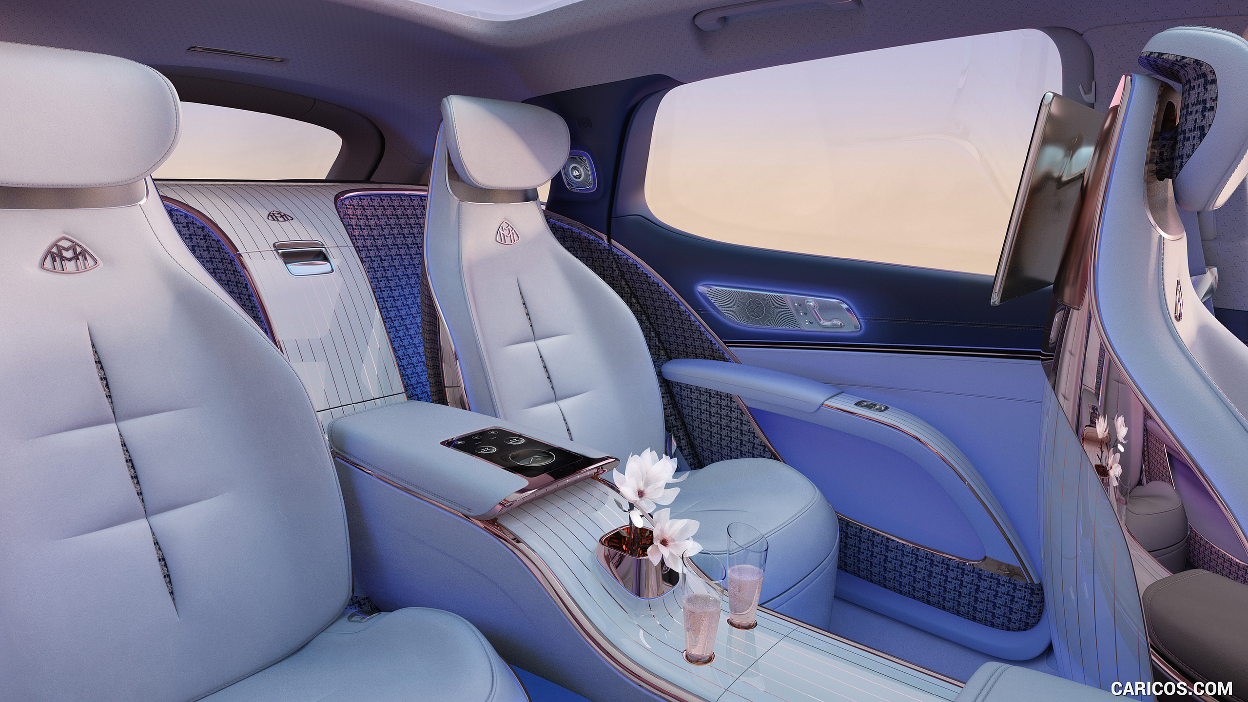 2021 Mercedes-Maybach EQS Concept - Interior, Rear Seats, #21 of 29