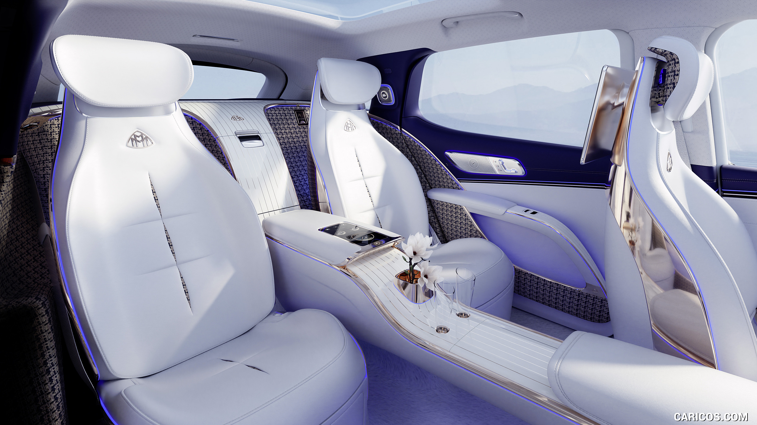 2021 Mercedes-Maybach EQS Concept - Interior, Rear Seats, #22 of 29