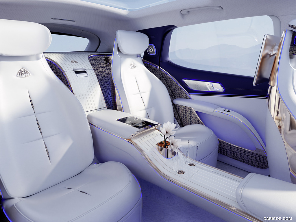 2021 Mercedes-Maybach EQS Concept - Interior, Rear Seats