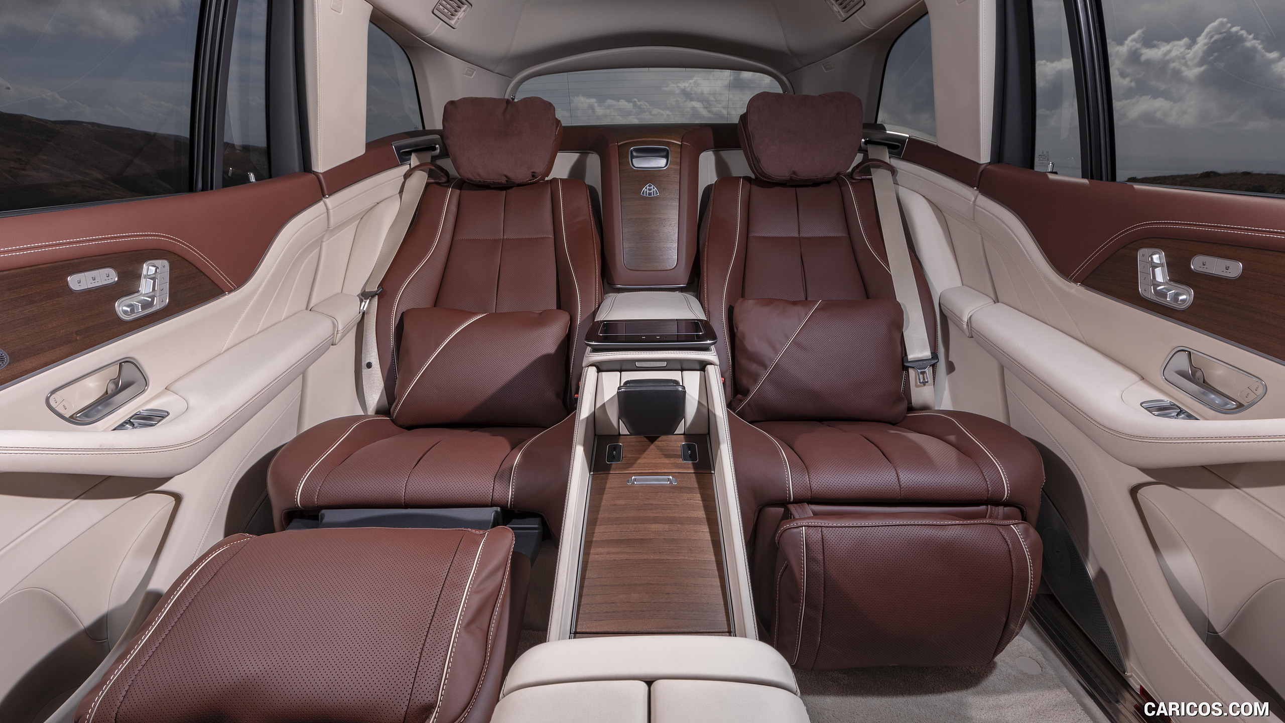 2021 Mercedes-Maybach GLS 600 (US-Spec) - Interior, Rear Seats, #159 of 297