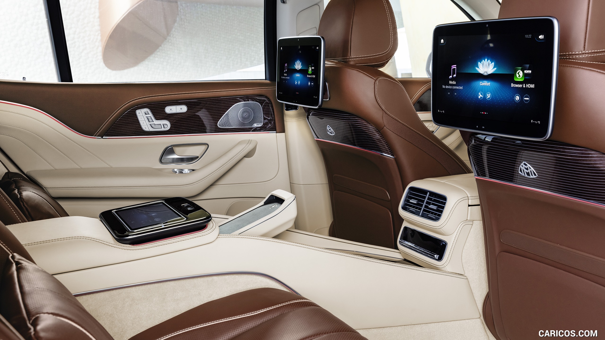 2021 Mercedes-Maybach GLS 600 Exclusive nappa leather mahogany/macchiato - Interior, #33 of 297