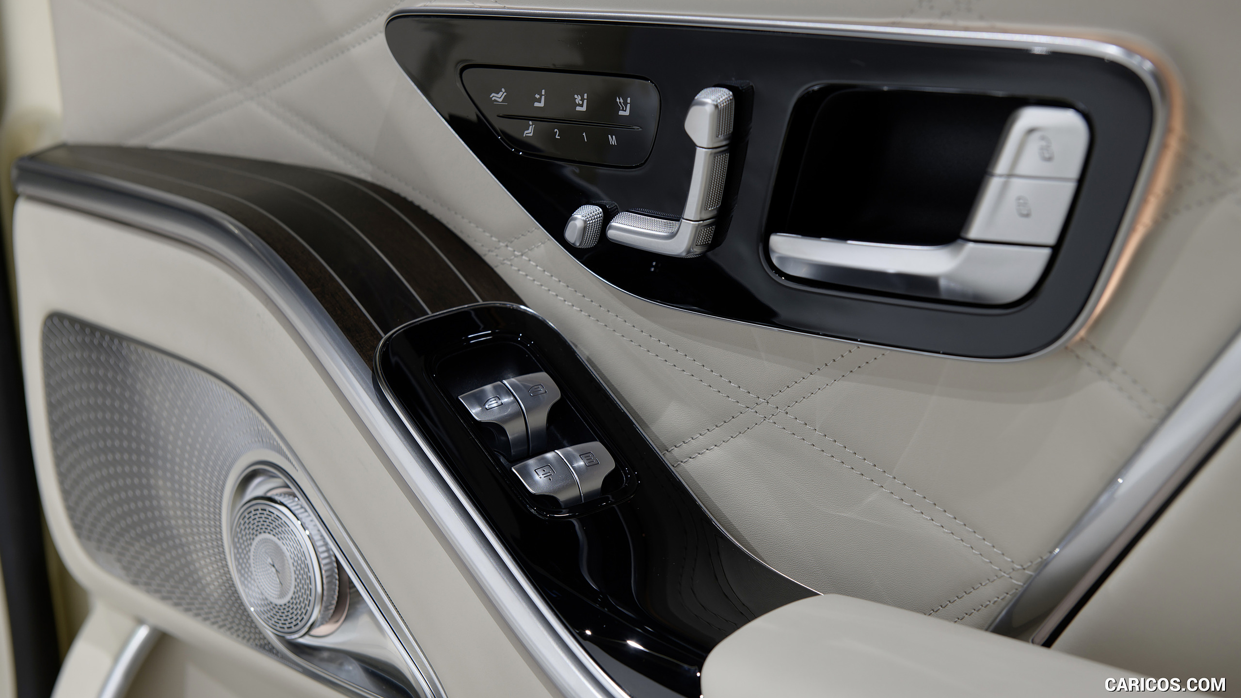 2021 Mercedes-Maybach S-Class (Leather Nappa macchiato beige / bronze brown pearl) - Interior, Detail, #62 of 157