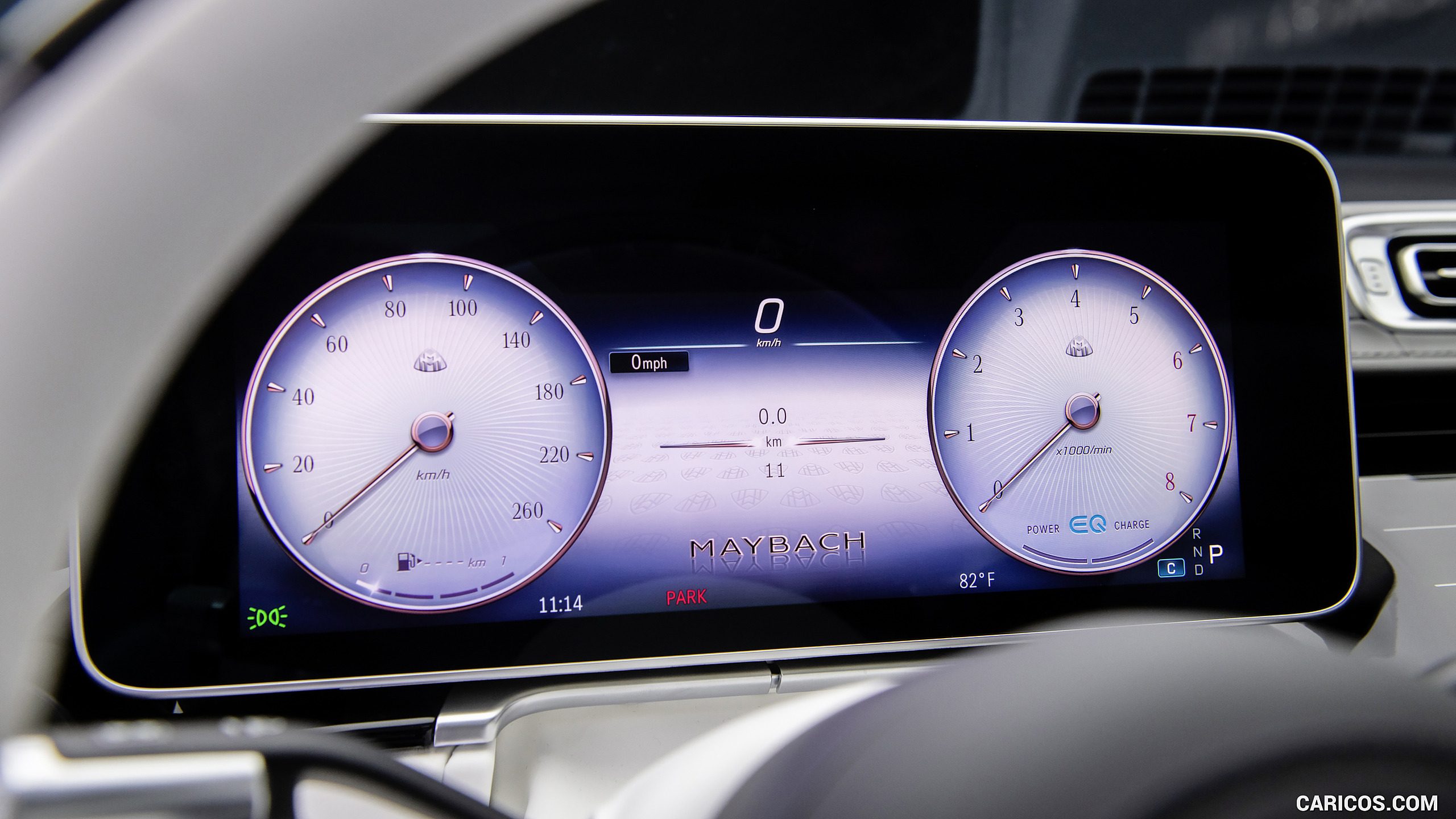 2021 Mercedes-Maybach S-Class (Color: Designo Crystal White / Silver Grey Pearl) - Digital Instrument Cluster, #105 of 157