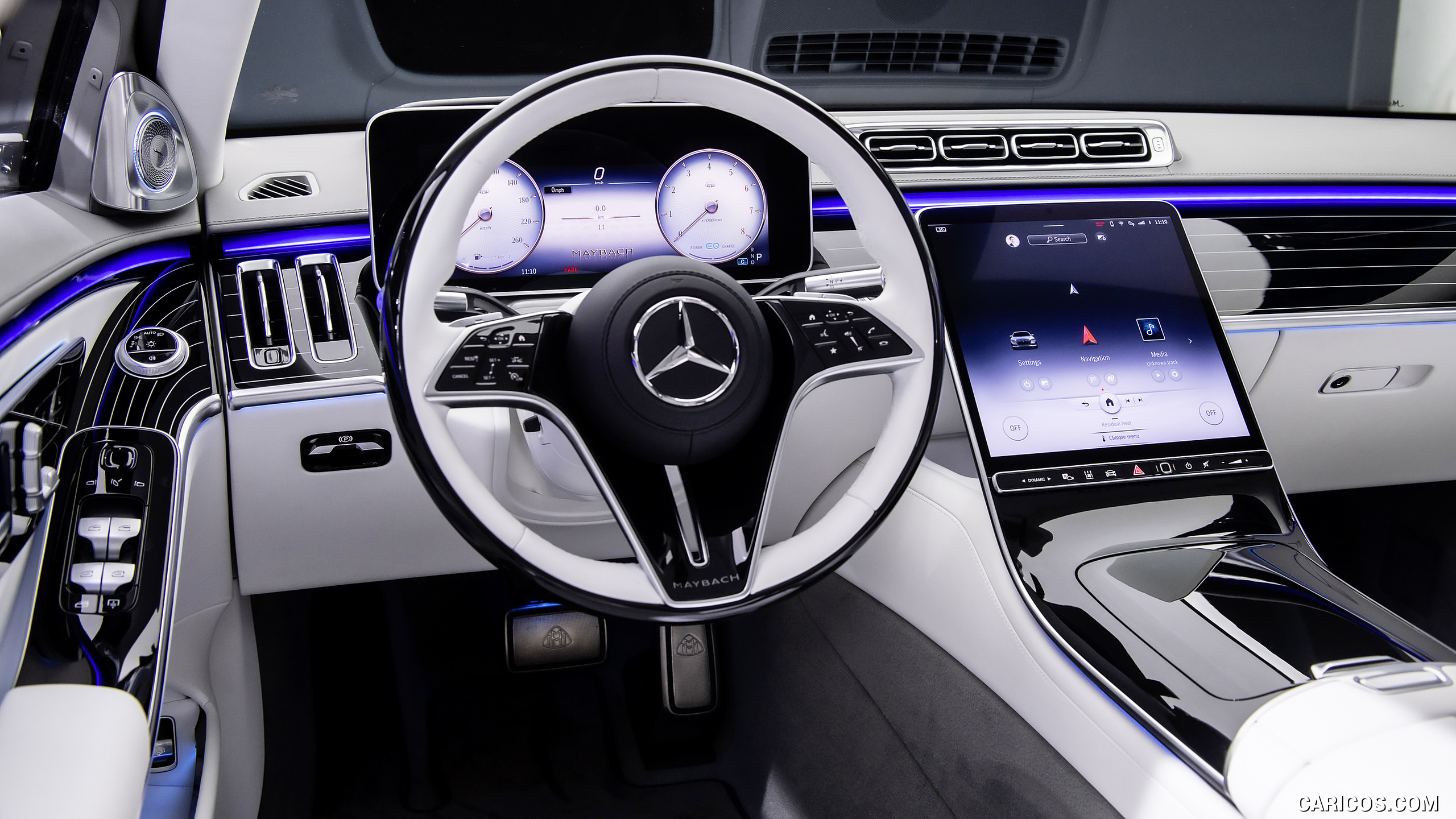 2021 Mercedes-Maybach S-Class (Color: Designo Crystal White / Silver Grey Pearl) - Interior, Cockpit, #101 of 157
