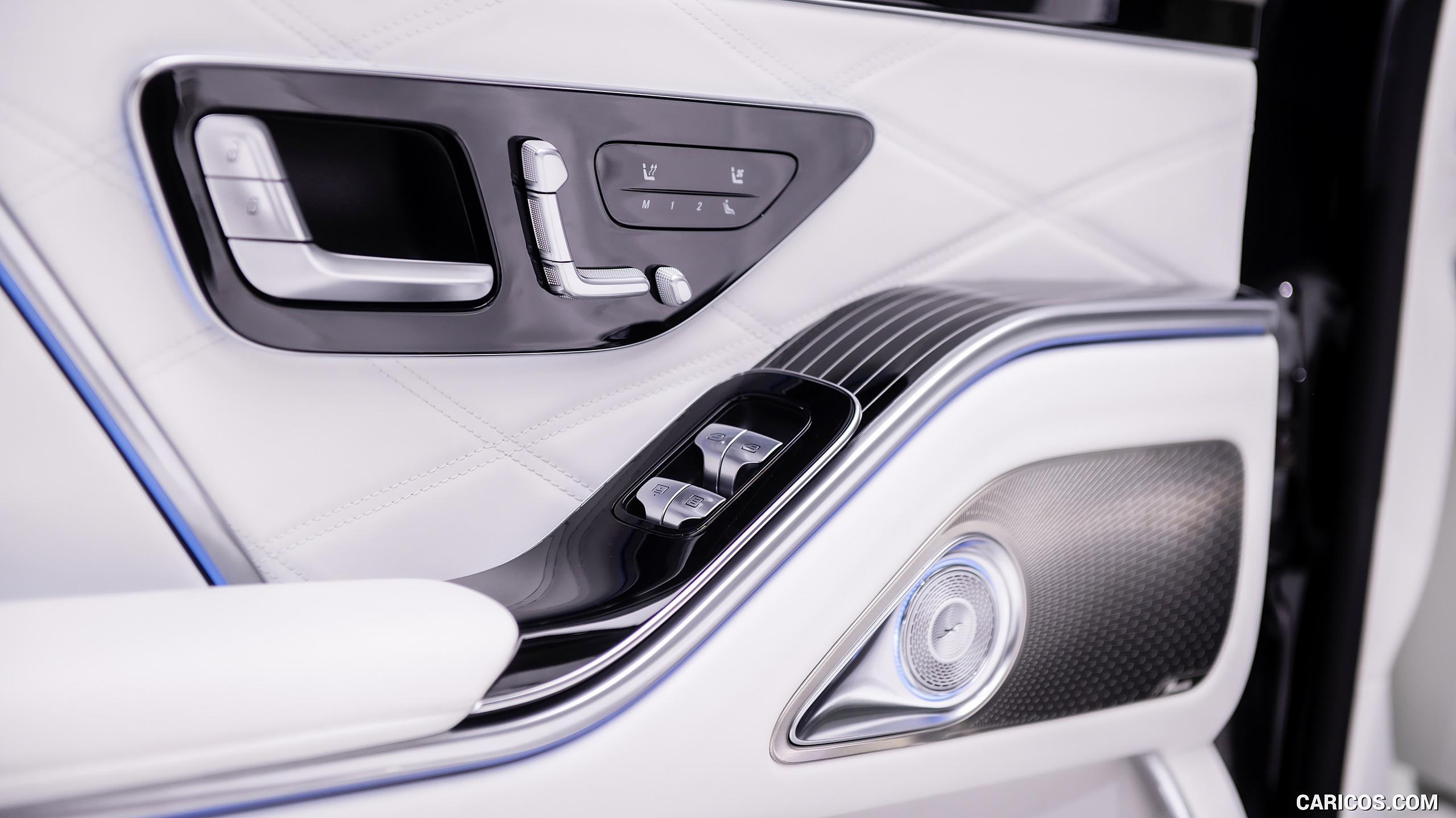 2021 Mercedes-Maybach S-Class (Color: Designo Crystal White / Silver Grey Pearl) - Interior, Detail, #110 of 157