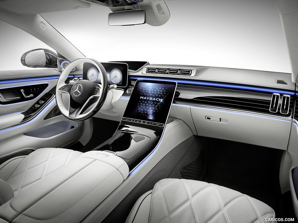 2021 Mercedes-Maybach S-Class (Color: Designo Crystal White / Silver Grey Pearl) - Interior