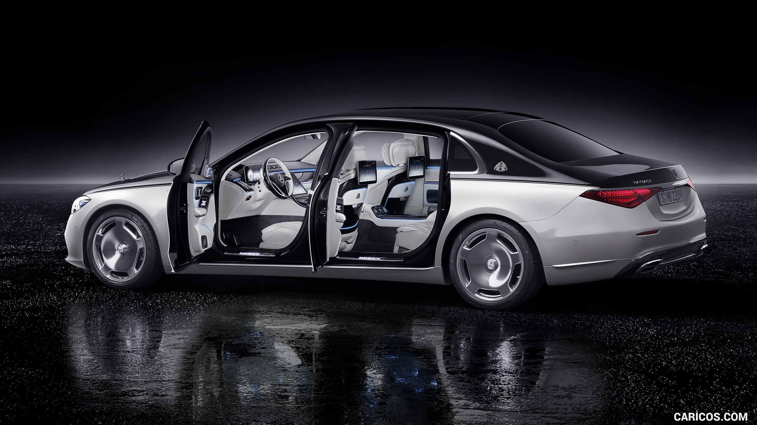 2021 Mercedes-Maybach S-Class (Color: Designo Diamond White Bright / Obsidian Black) - Interior, #80 of 157