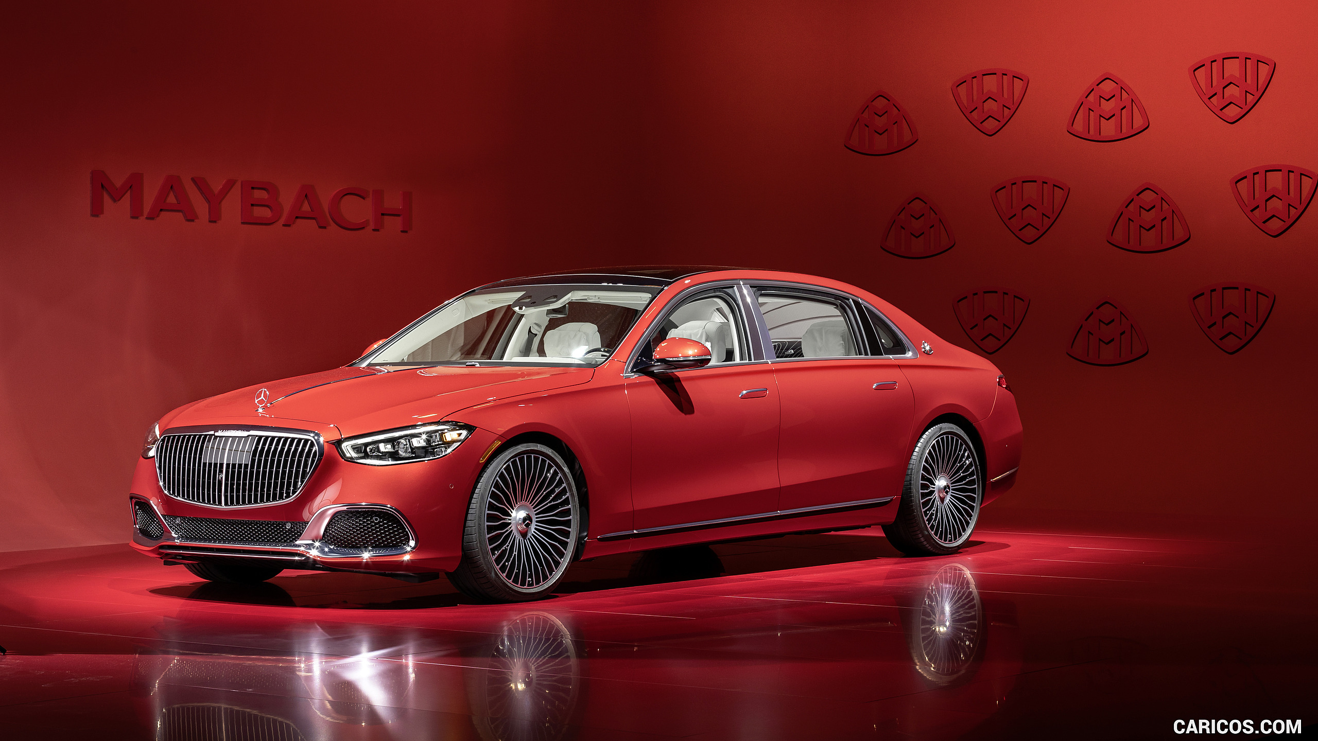 2021 Mercedes-Maybach S-Class (Color: Designo Patagonian Rot Bright) - Front Three-Quarter, #125 of 157