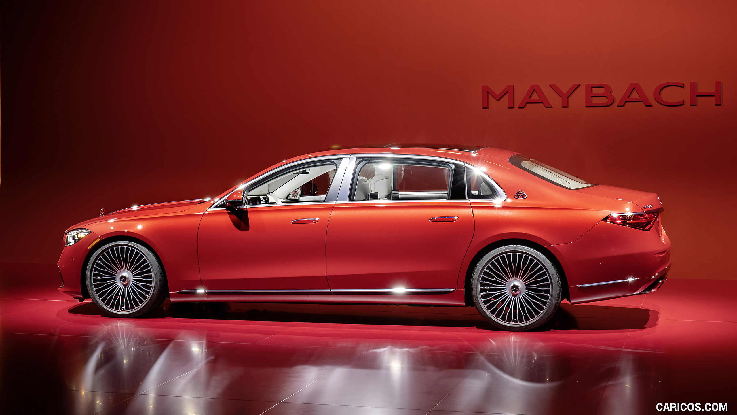 2021 Mercedes-Maybach S-Class (Color: Designo Patagonian Rot Bright) - Side, #128 of 157
