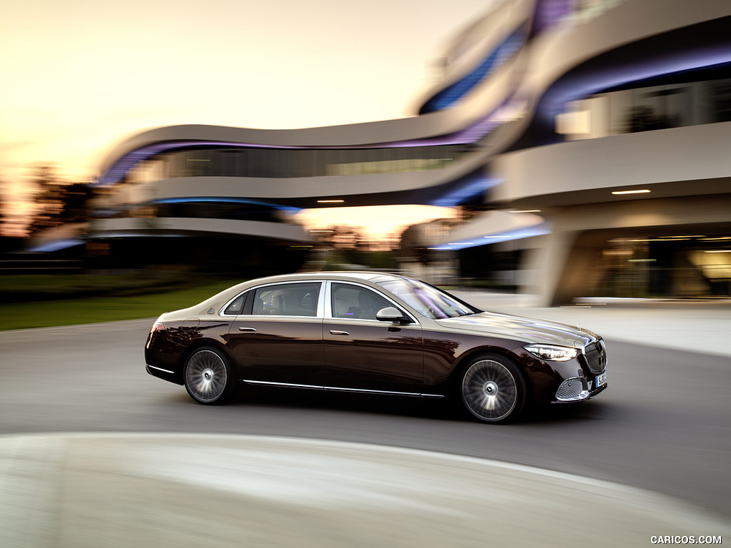 2021 Mercedes-Maybach S-Class (Color: Designo Rubellite Red / Kalahari Gold) - Side