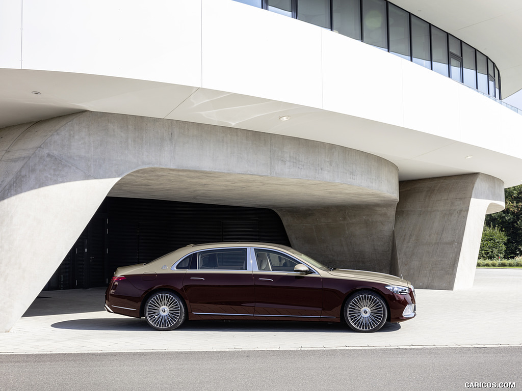 2021 Mercedes-Maybach S-Class (Color: Designo Rubellite Red / Kalahari Gold) - Side