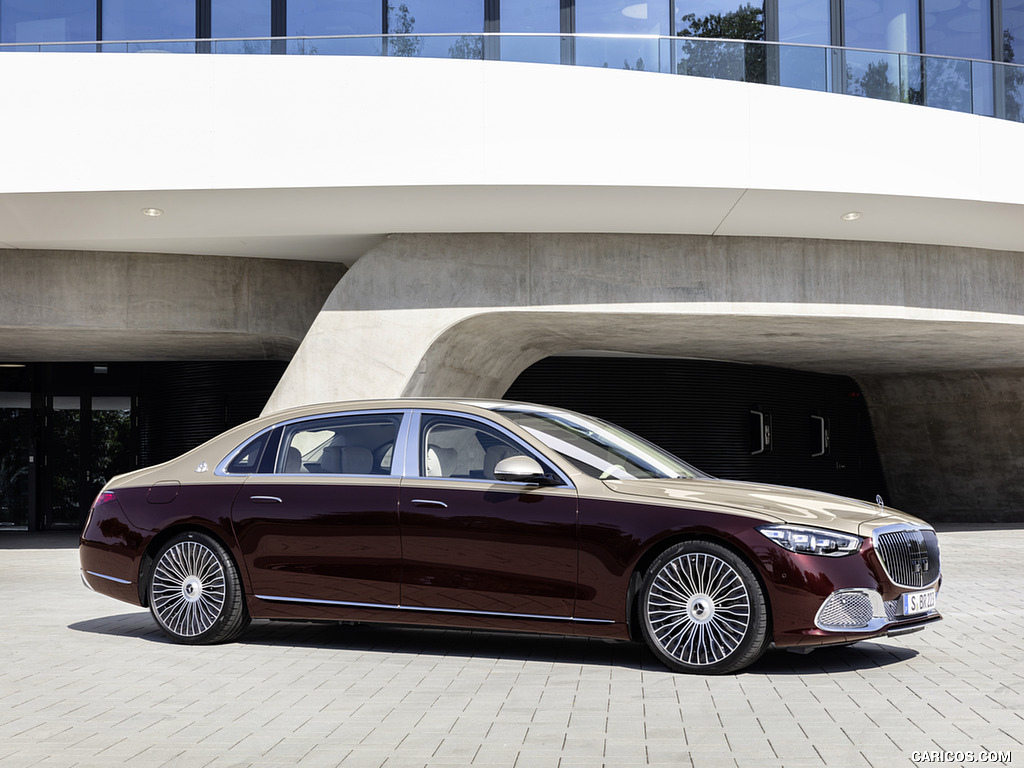 2021 Mercedes-Maybach S-Class (Color: Designo Rubellite Red / Kalahari Gold) - Side