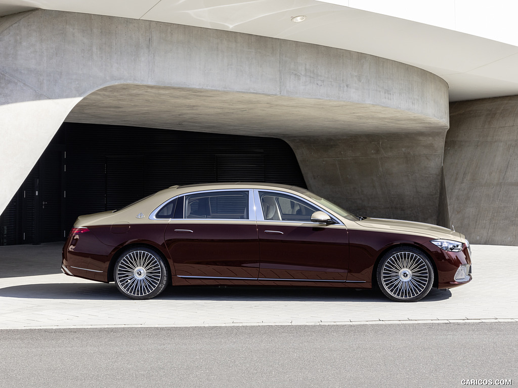 2021 Mercedes-Maybach S-Class (Color: Designo Rubellite Red / Kalahari Gold) - Side