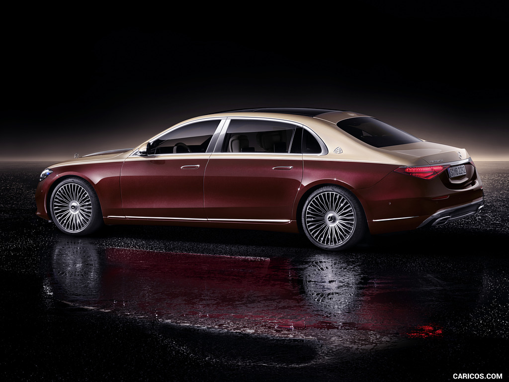 2021 Mercedes-Maybach S-Class (Color: Designo Rubellite Red / Kalahari Gold) - Side