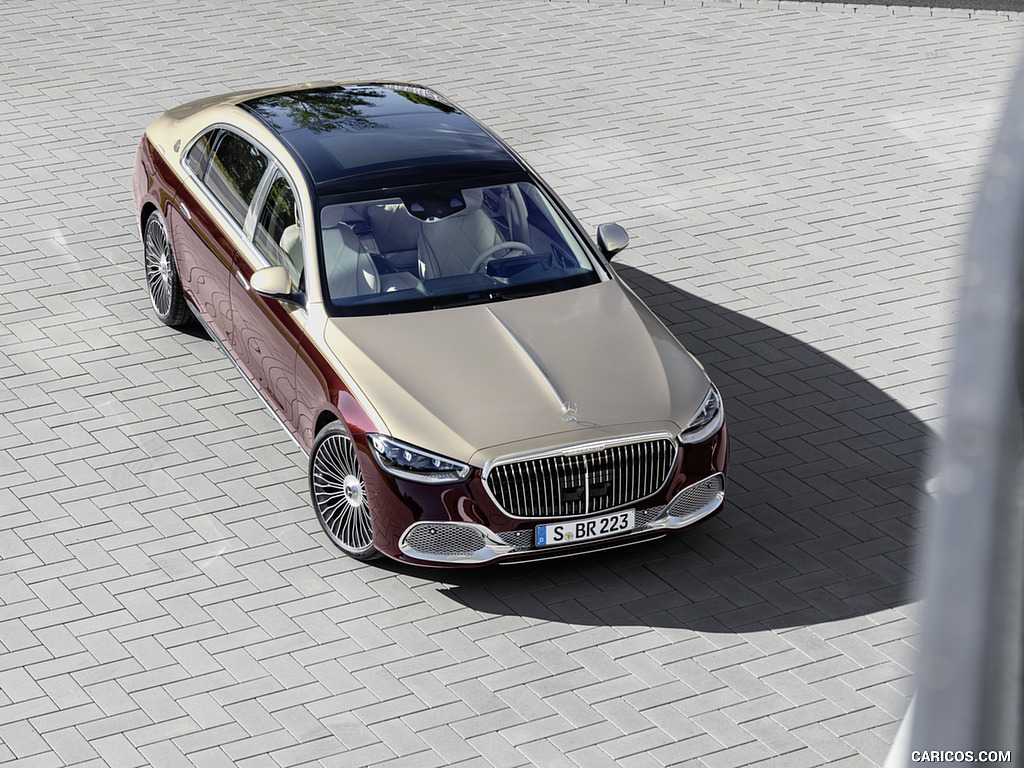 2021 Mercedes-Maybach S-Class (Color: Designo Rubellite Red / Kalahari Gold) - Top